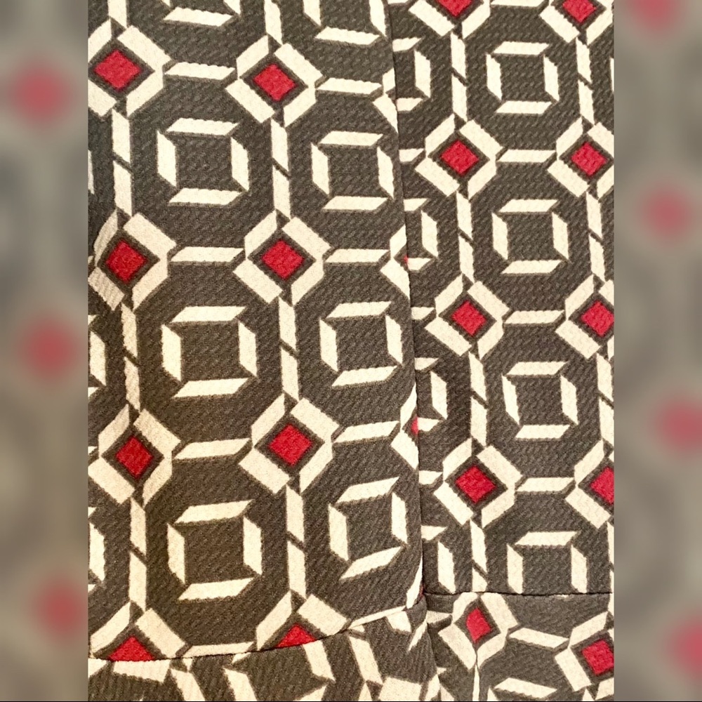 Geometric Pattern Tank Top Dress